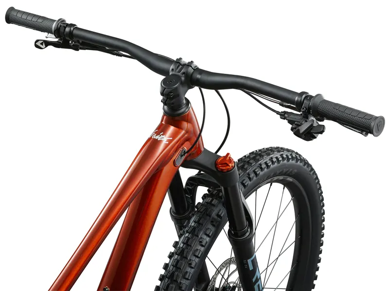 Giant Faith Kids 27.5 26 inch Mullet Dual Suspension Mountain Bike In Copper