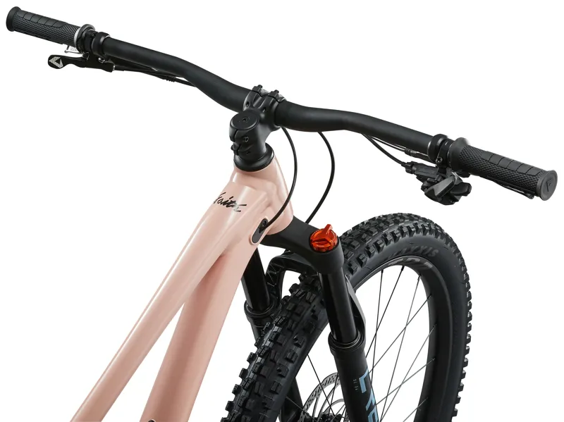 Liv Faith Kids 27.5/26 inch Mullet Dual Suspension Mountain Bike In Radiant Pink-9