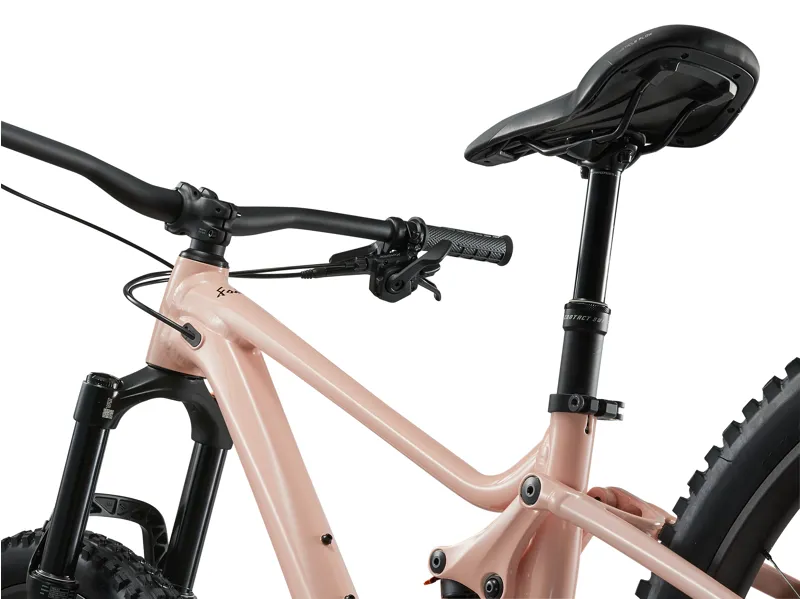 Liv Faith Kids 27.5/26 inch Mullet Dual Suspension Mountain Bike In Radiant Pink-5
