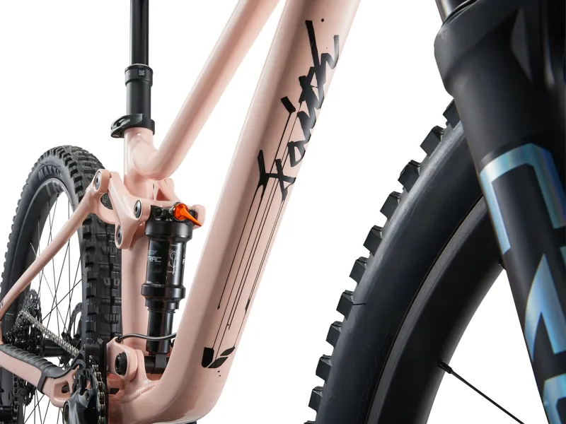 Liv Faith Kids 27.5/26 inch Mullet Dual Suspension Mountain Bike In Radiant Pink-4