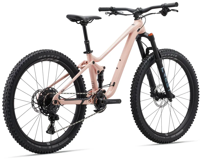 Liv Faith Kids 27.5/26 inch Mullet Dual Suspension Mountain Bike In Radiant Pink-1