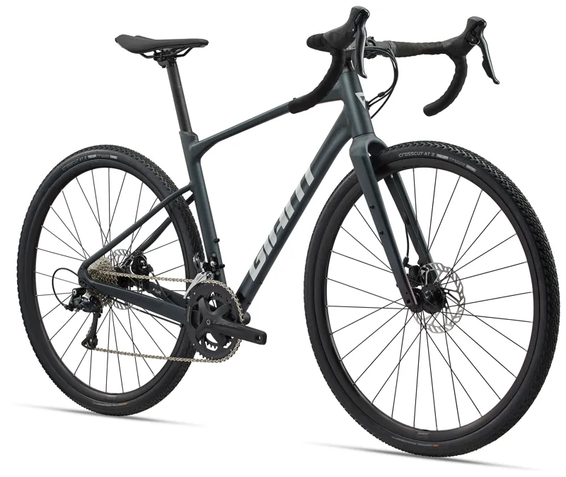 Giant Revolt 2 Mens Gravel Bike in Asphalt Green-5