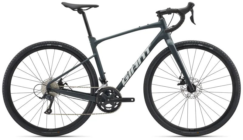 Giant Revolt 2 Mens Gravel Bike in Asphalt Green