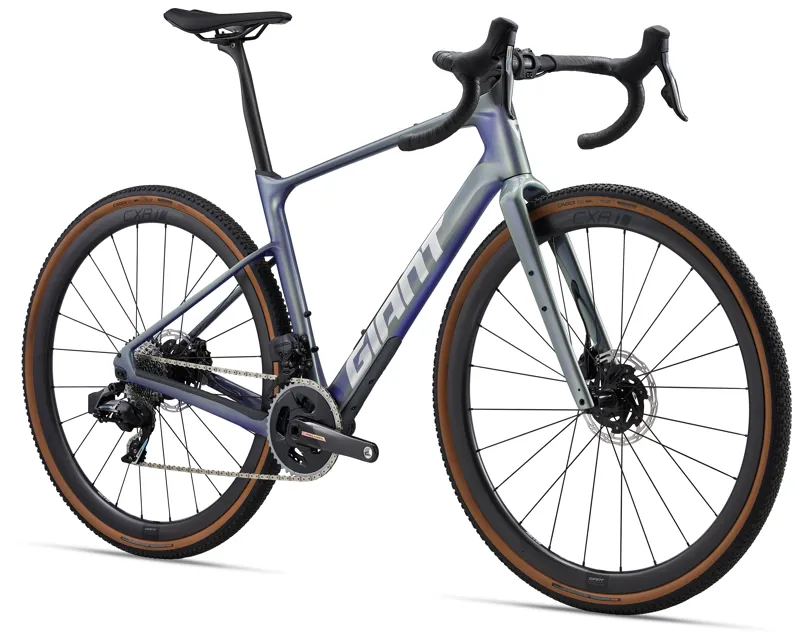 Giant Revolt Advanced Pro 0 Gravel Bike In Gloss Interstellar Chrome