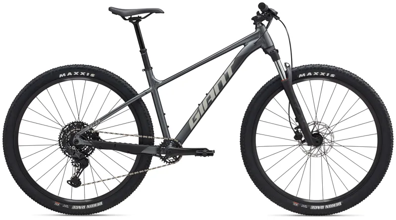 Giant black mountain bike best sale