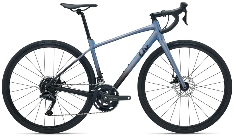 Liv Avail AR 3 Womens Endurance Road Bike in Lunar Eclipse