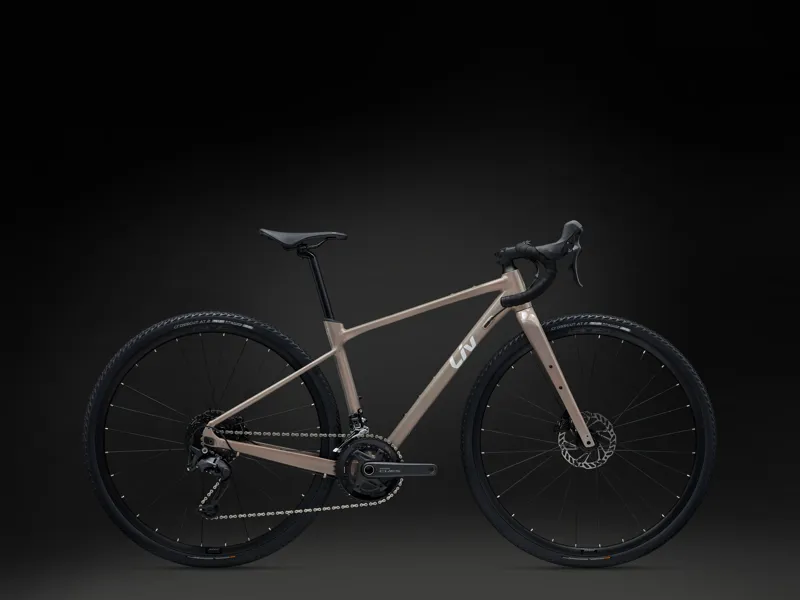 Liv Devote 1 Womens Gravel Bike in Dune Beige-1