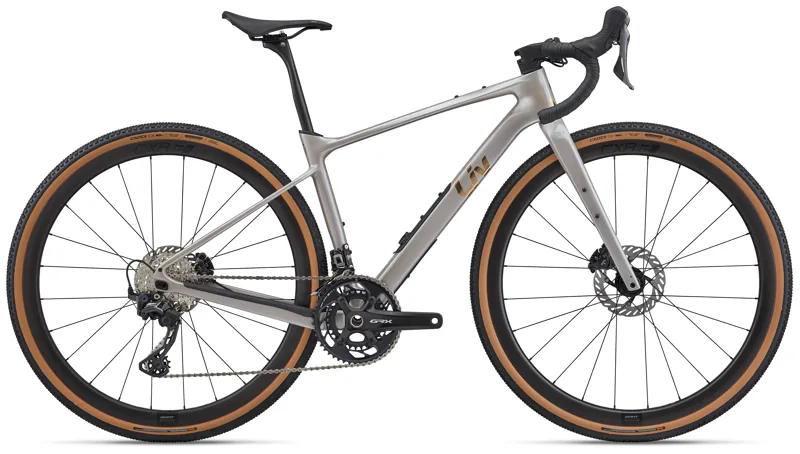 Liv Devote Advanced 0 Womens Carbon Gravel Bike in Camel Silk