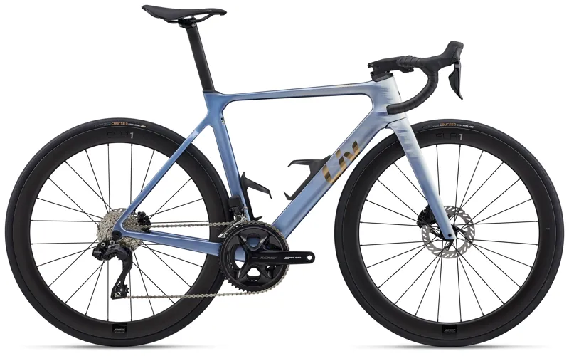Liv EnviLiv Advanced Pro 1 Womens Carbon Aero Road Bike  in Dreamy Blue