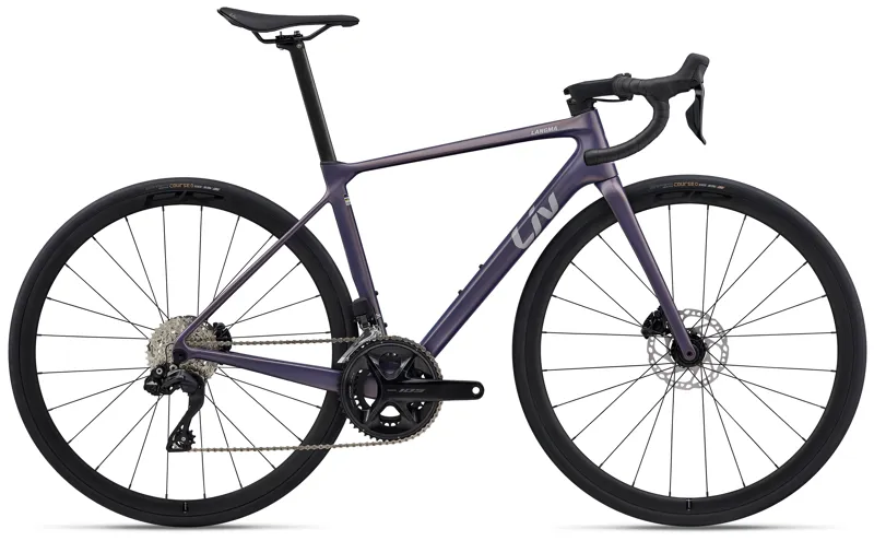 Liv Langma Advanced 1 Womens Carbon Road Bike in Meteorite Mist