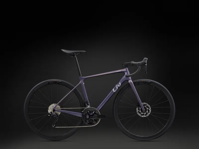 Liv Langma Advanced 1 Womens Carbon Road Bike in Meteorite Mist-1