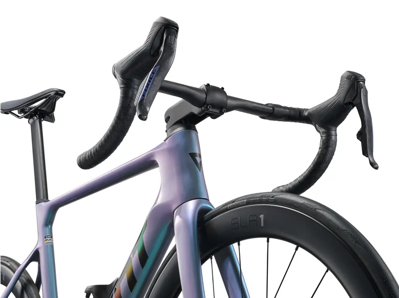 Giant Propel Advanced Pro 0 Sram Force AXS Mens Aero Road Bike in Prismatic Haze-8