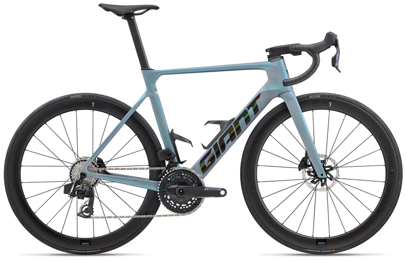 Giant Propel Advanced Pro 0 Sram Force AXS Mens Aero Road Bike in Prismatic Haze