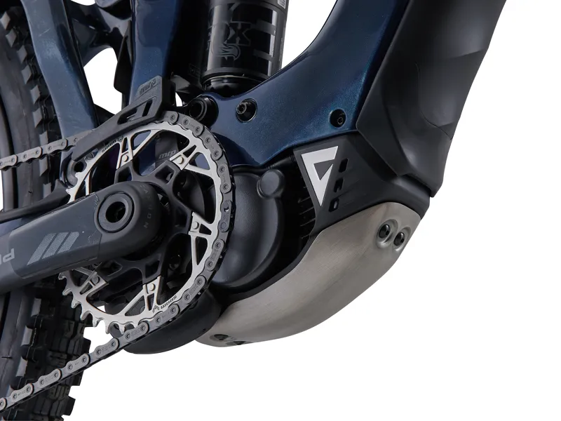 Giant Reign Advanced E+ 0 Electric Enduro Bike in Purple Haze/Metallic Navy-2