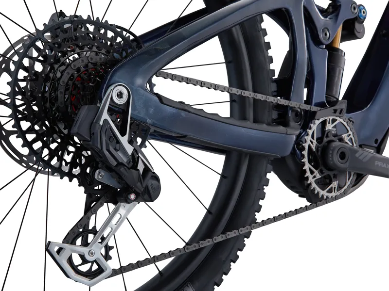 Giant Reign Advanced E+ 0 Electric Enduro Bike in Purple Haze/Metallic Navy-3