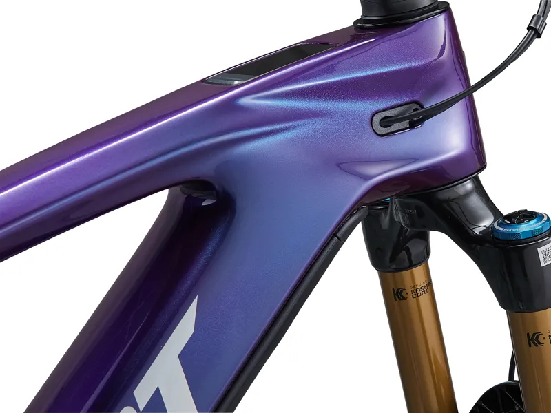Giant Reign Advanced E+ 0 Electric Enduro Bike in Purple Haze/Metallic Navy-12