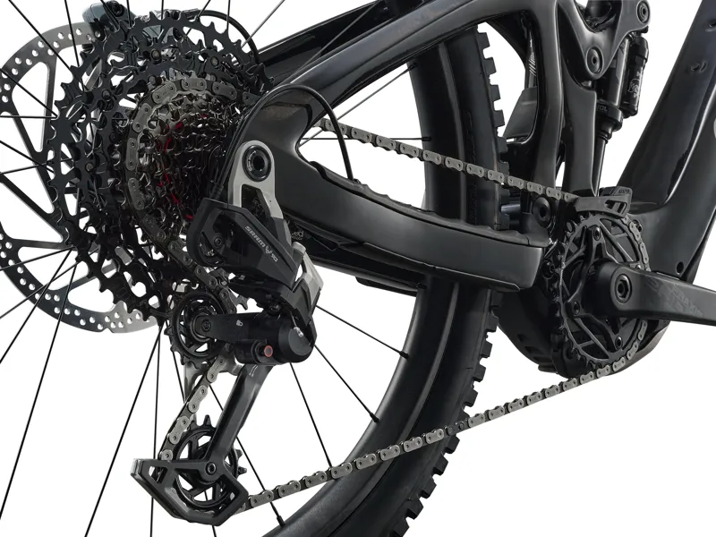 Giant Reign Advanced E+ 1 Electric Enduro Bike in Mercury/Carbon Smoke-4