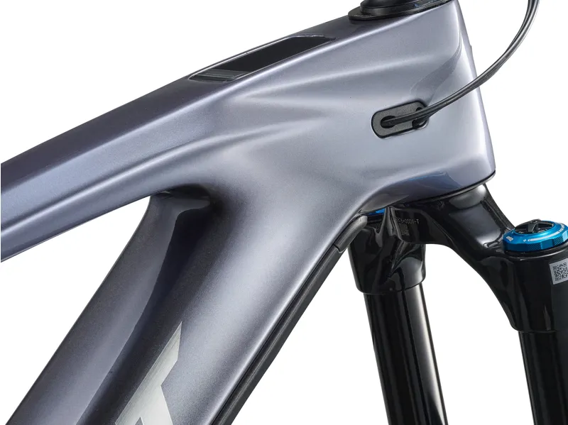 Giant Reign Advanced E+ 1 Electric Enduro Bike in Mercury/Carbon Smoke-8