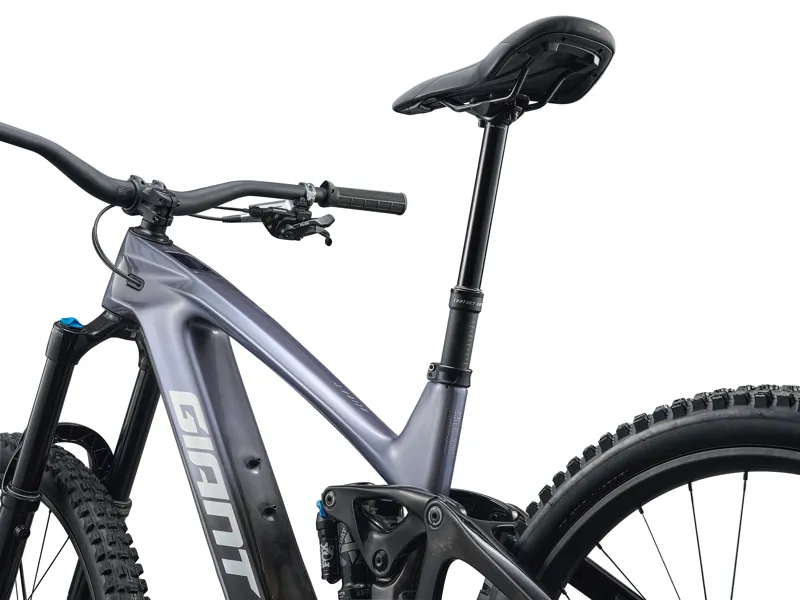 Giant Reign Advanced E+ 1 Electric Enduro Bike in Mercury/Carbon Smoke-10