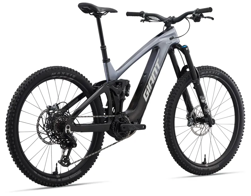 Giant Reign Advanced E+ 1 Electric Enduro Bike in Mercury/Carbon Smoke-1