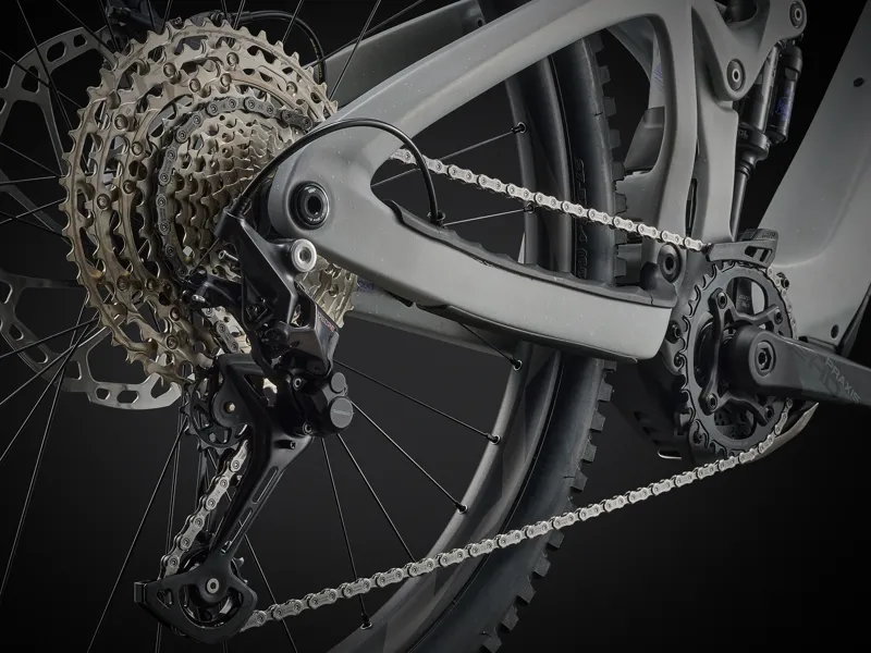 Giant Reign Advanced E+ 2 Electric Enduro Bike in Moon Dust-5