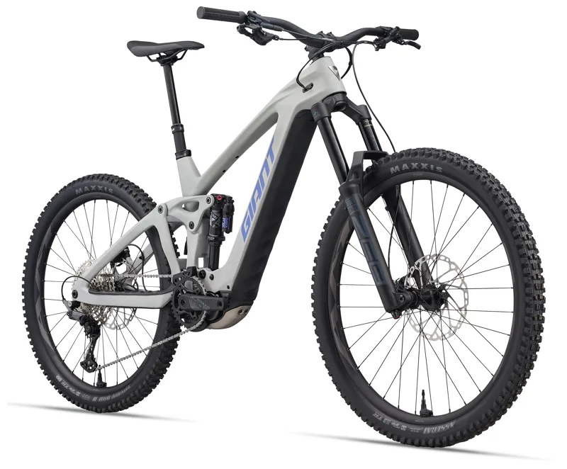 Giant Reign Advanced E+ 2 Electric Enduro Bike in Moon Dust-1