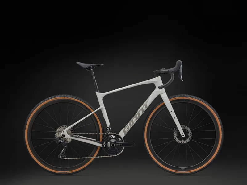 Giant Revolt Advanced 0 Carbon Gravel Bike in Snow Drift-3