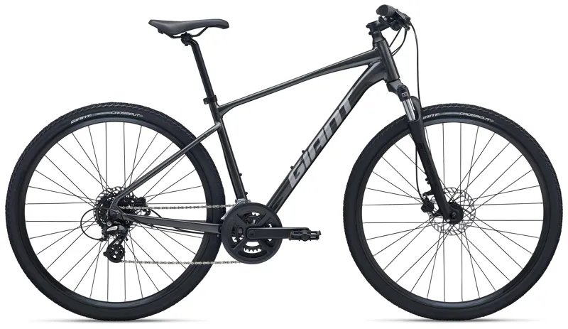 Giant Roam 4 Hybrid Mens Bike in Stealth Chrome