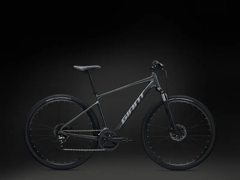 Giant Roam 4 Hybrid Mens Bike in Stealth Chrome-1