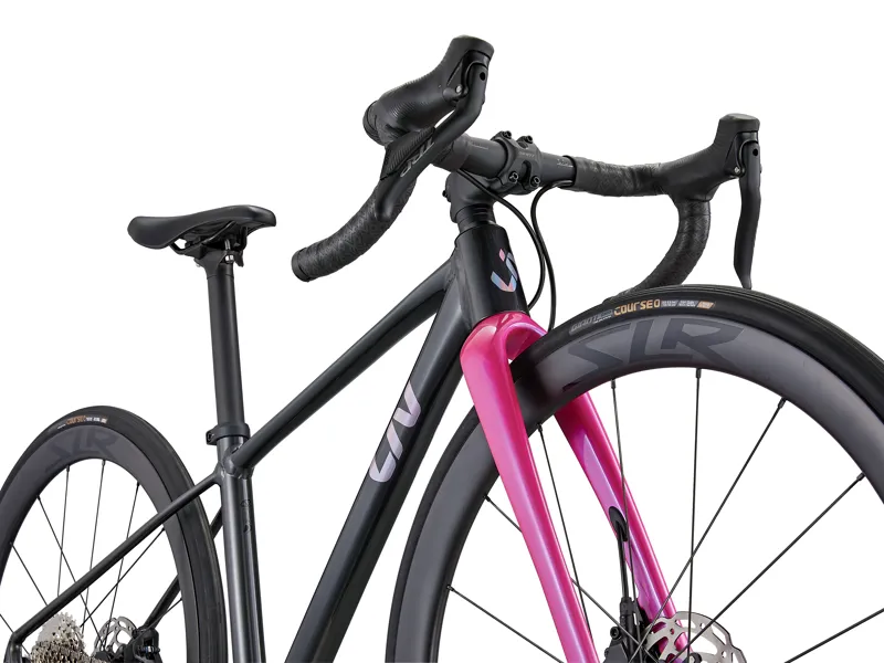 Liv Seek 1 Aluminium Kids Road Bike in Black Chrome-5