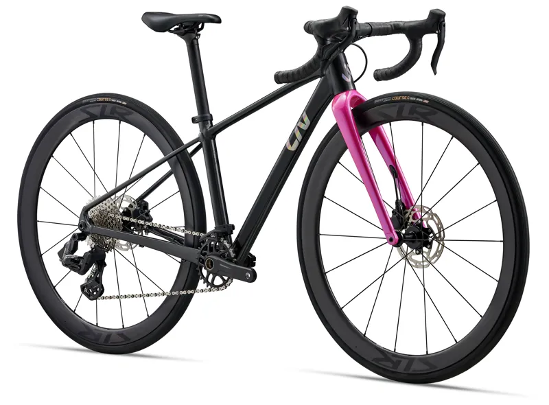 Liv Seek 1 Aluminium Kids Road Bike in Black Chrome-12