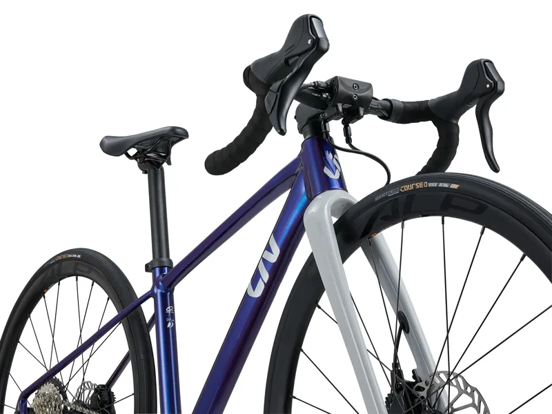 Liv Seek 2 Aluminium Kids Road Bike in Purple Haze-1