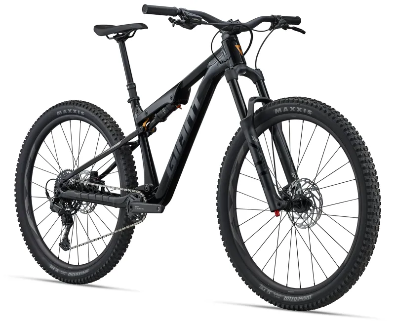 Giant Stance Dual Suspension Mens Trail Bike in Black-9