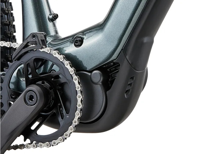 Giant Talon E+ Electric Mens Mountain Bike in Asphalt Green-8