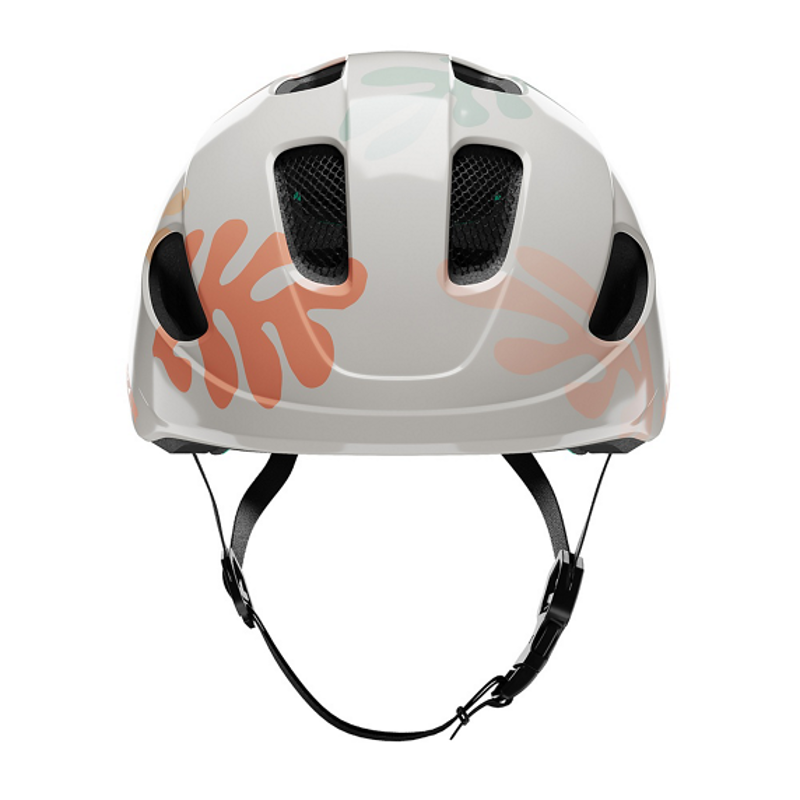 Lazer Nutz Kids Helmet KinetiCore Leaves White-2