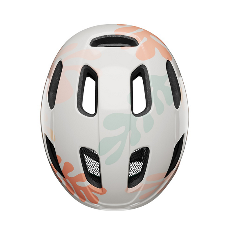 Lazer Nutz Kids Helmet KinetiCore Leaves White-5