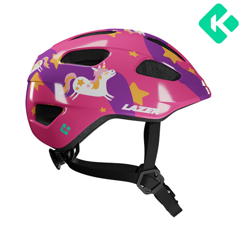 Lazer Pnut KinetiCore Kids Helmet Purple Pony