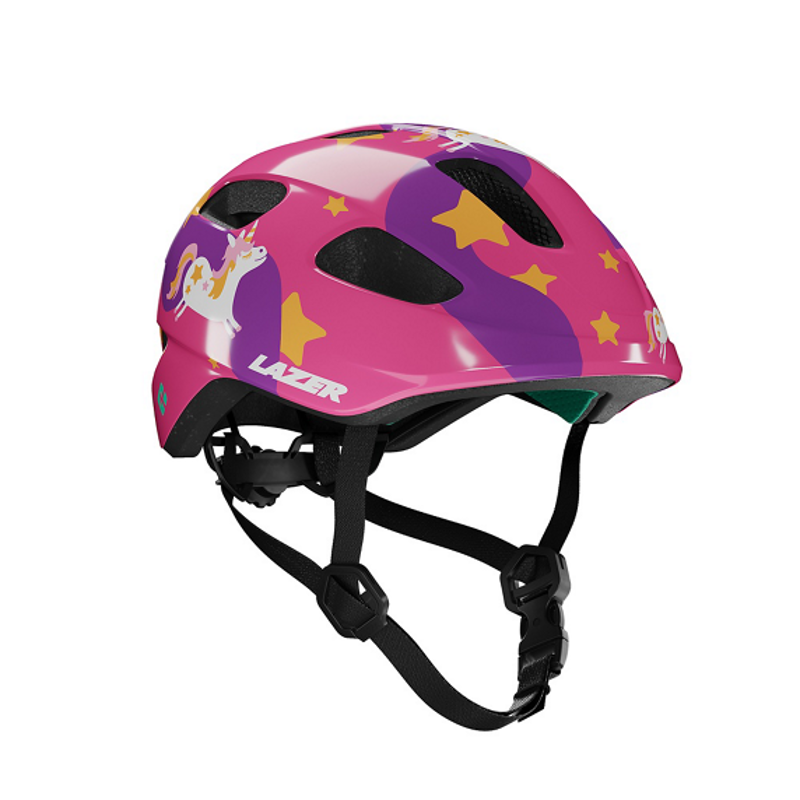 Lazer Pnut KinetiCore Kids Helmet Purple Pony-1