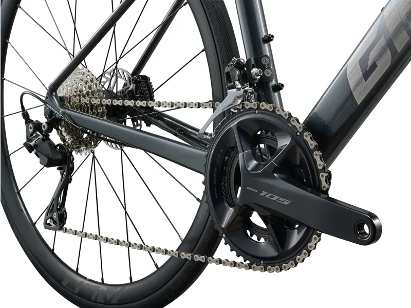 Giant Contend SL 0 Mens Road Bike in Silver/Charcoal-8