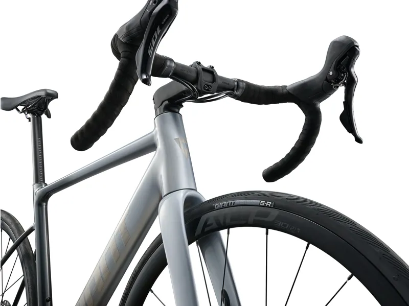 Giant Contend SL 0 Mens Road Bike in Silver/Charcoal-5