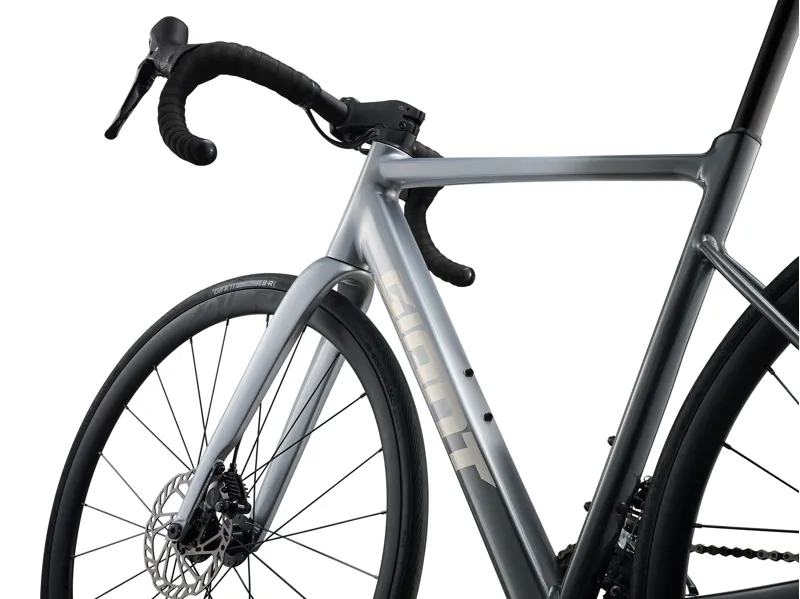 Giant Contend SL 0 Mens Road Bike in Silver/Charcoal-4