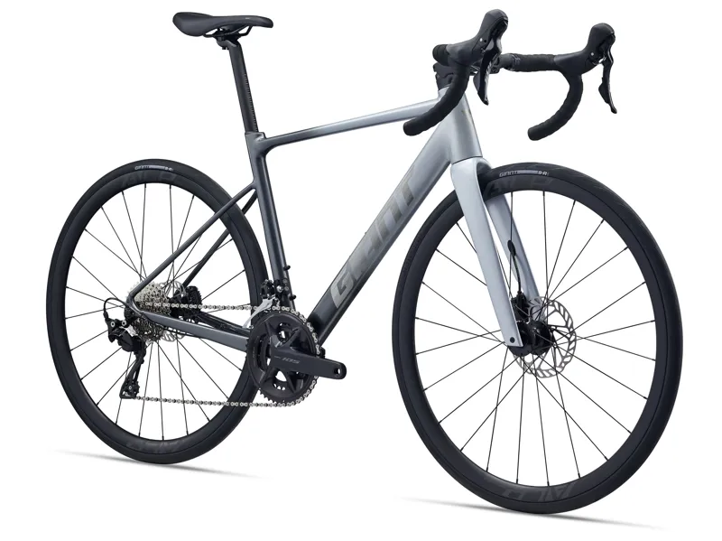 Giant Contend SL 0 Mens Road Bike in Silver/Charcoal-1