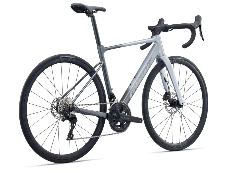 Giant Contend SL 0 Mens Road Bike in Silver/Charcoal-2