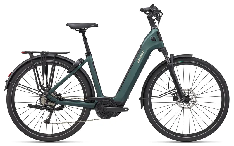 Giant NewTour E+ 3 Step Through Ebike in Kelp Forest