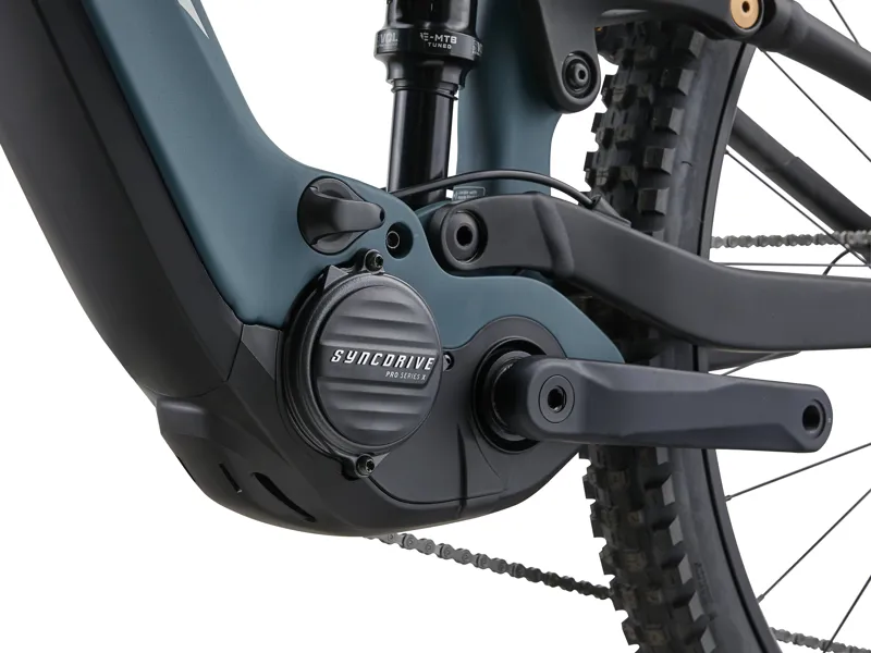 Giant Stance E+ 0 Mens Electric Trail MTB in Deep Lake/Black-5