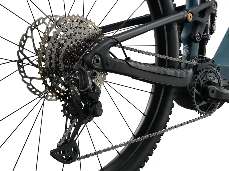 Giant Stance E+ 0 Mens Electric Trail MTB in Deep Lake/Black-13