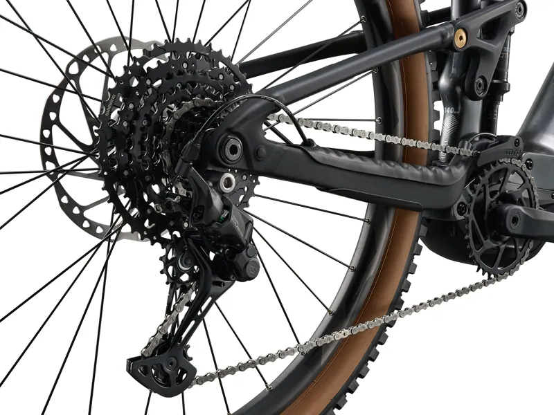 Giant Stance E+ 1 Mens Electric Trail MTB in Charcoal/Black-2