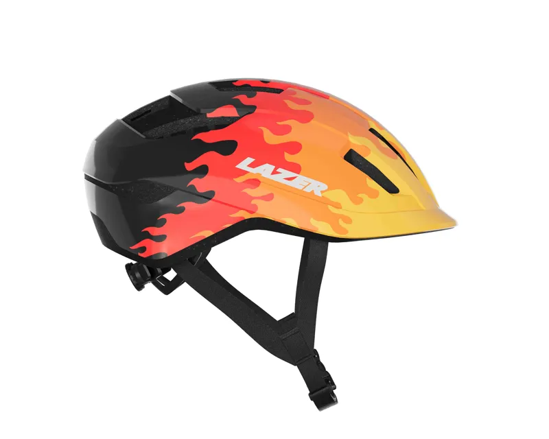 Lazer J1 Kids Helmet with Kineticore in Flames-1