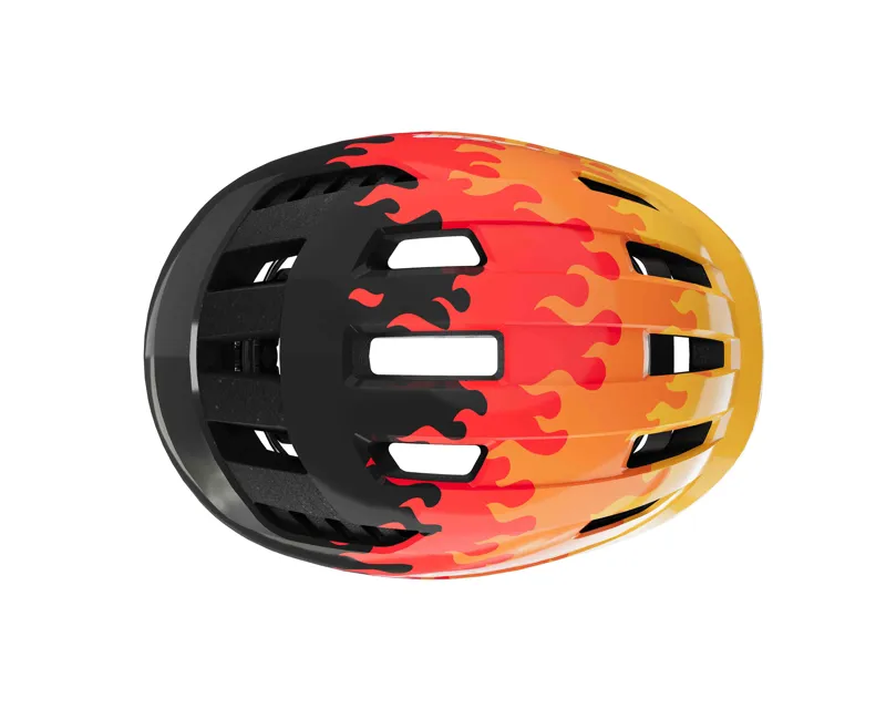 Lazer J1 Kids Helmet with Kineticore in Flames-5