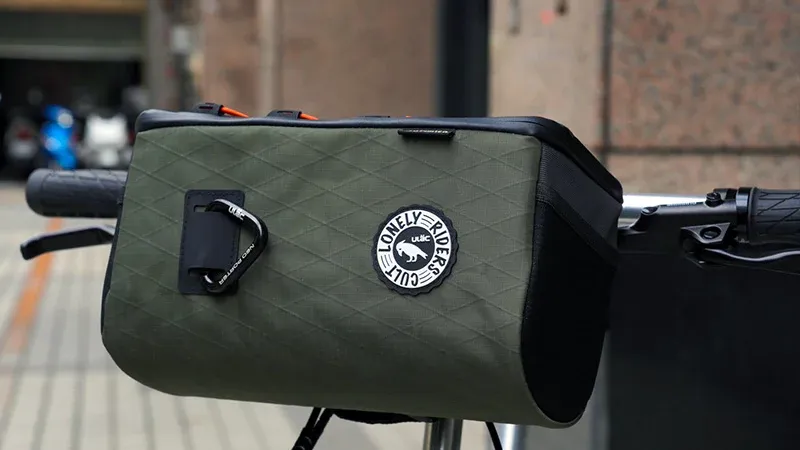 ULAC Coursier GT Max Handle Bar Bag 4.2L in Moss-12